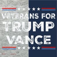 Veterans For Trump Vance President Election Campaign Kids Colorblock Raglan Jersey thumb 2