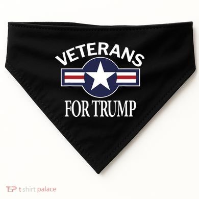 Veterans For Trump USA-Made Doggie Bandana