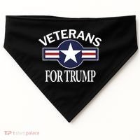Veterans For Trump USA-Made Doggie Bandana thumb 0