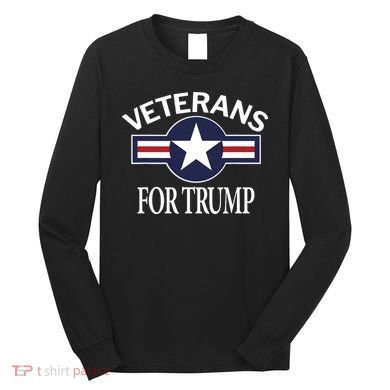 Veterans For Trump Long Sleeve Shirt