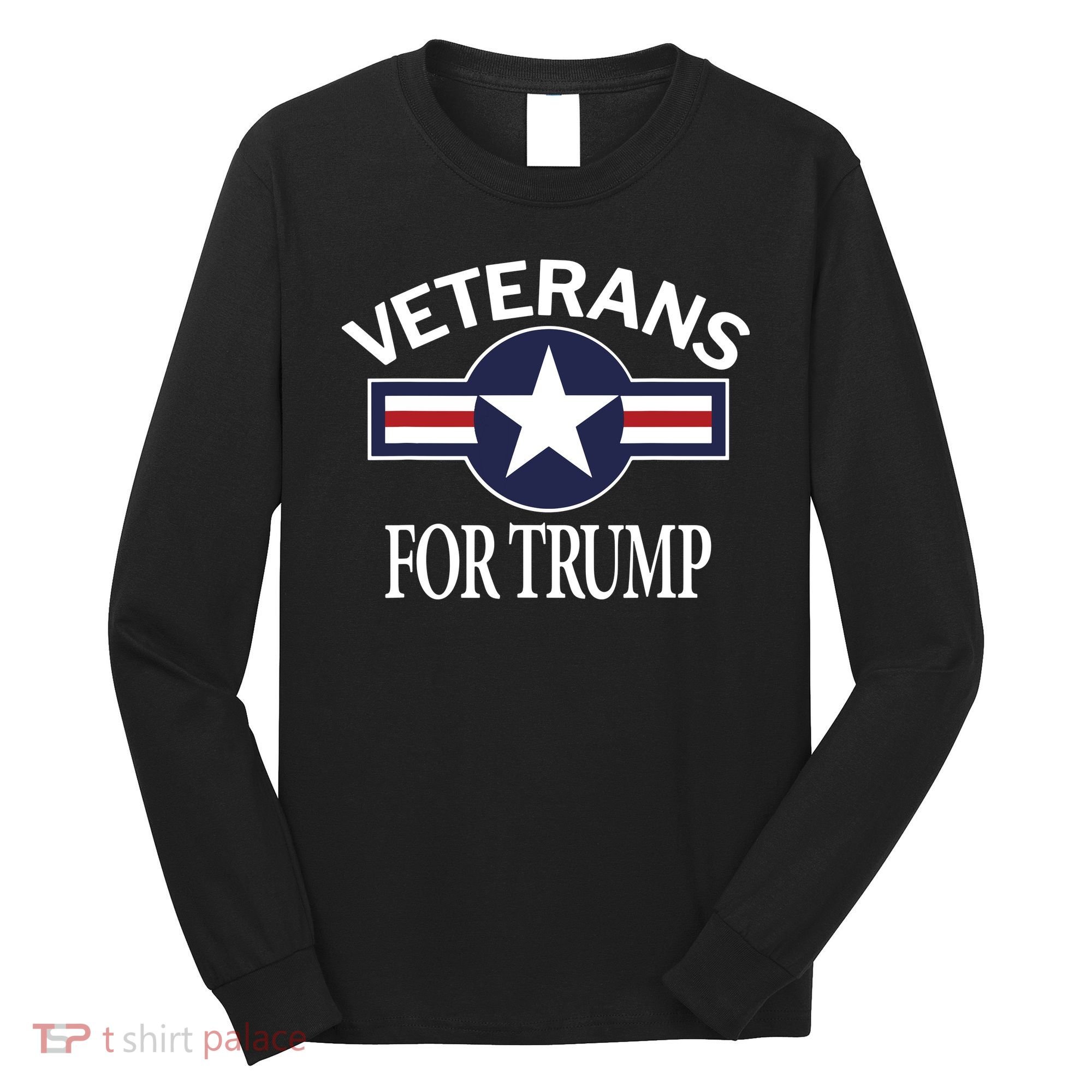Veterans For Trump Long Sleeve Shirt