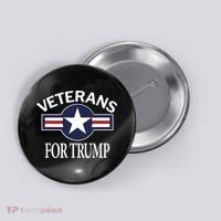 Veterans For Trump Button thumb 0