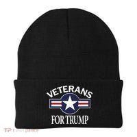 Veterans For Trump Beanie thumb 0