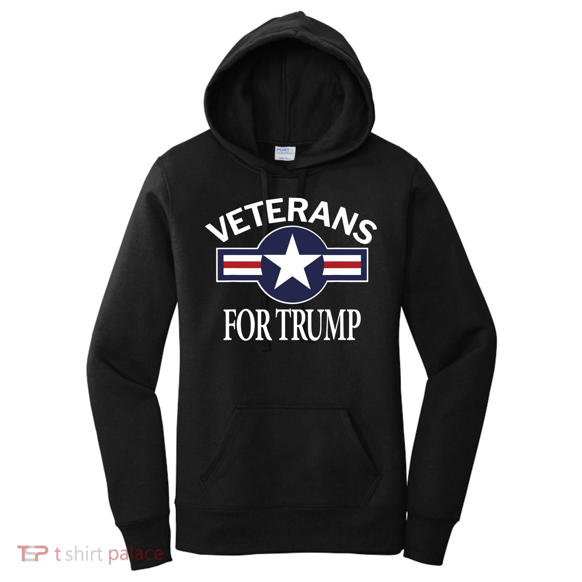 Veterans For Trump Women's Hoodie