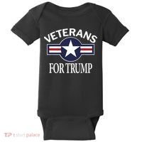 Veterans For Trump Baby Bodysuit thumb 0