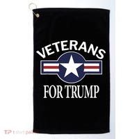 Veterans For Trump Golf Towel thumb 0