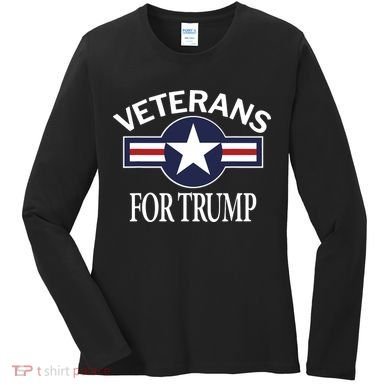Veterans For Trump Women's Long Sleeve Shirt