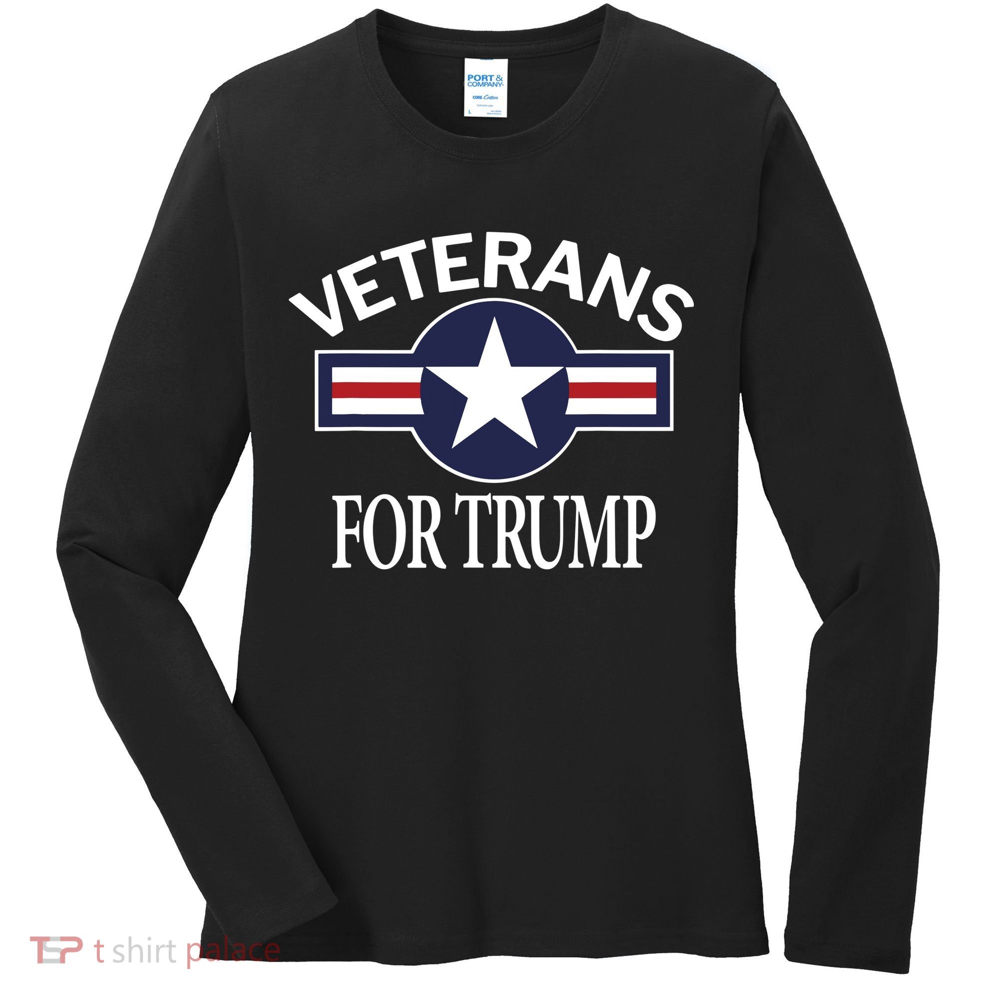 Veterans For Trump Women's Long Sleeve Shirt