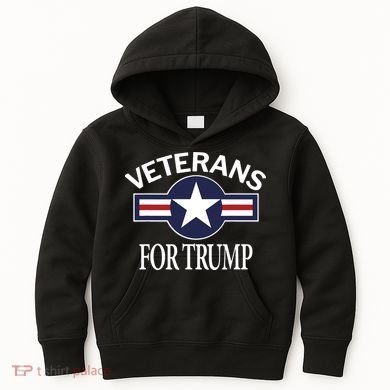 Veterans For Trump Kids Hoodie