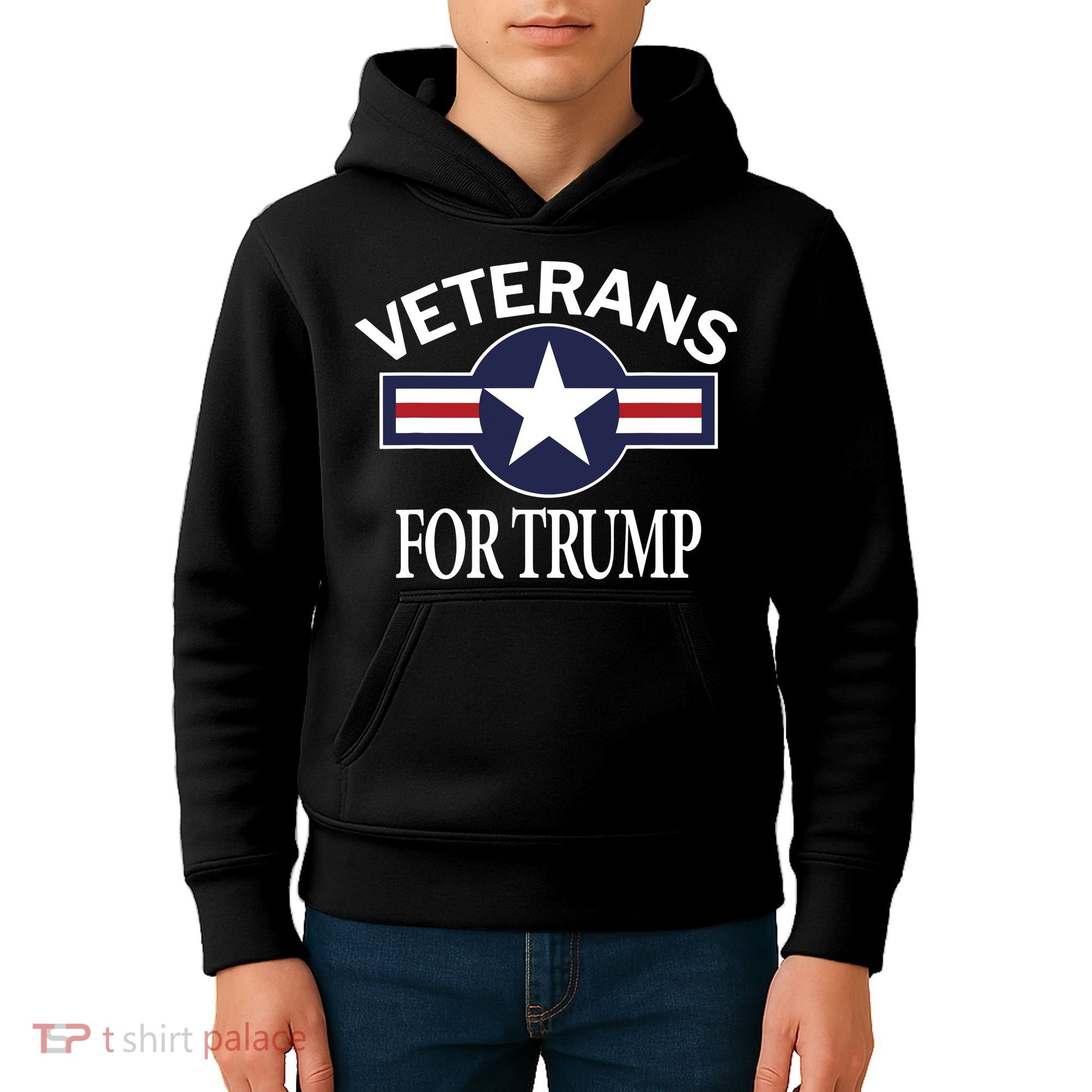 Veterans For Trump Kids Hoodie