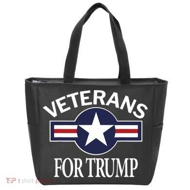 Veterans For Trump Tote Bag
