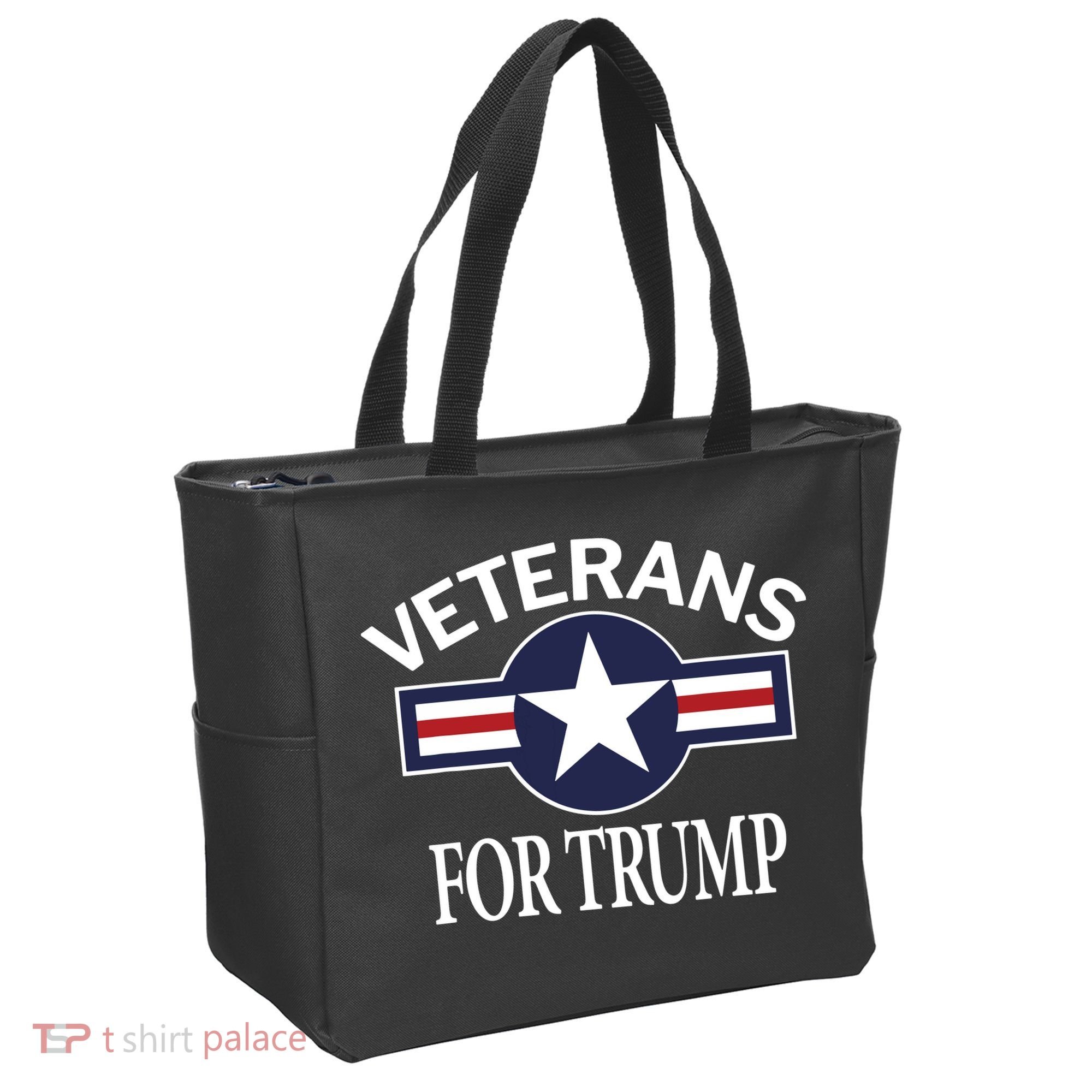 Veterans For Trump Tote Bag