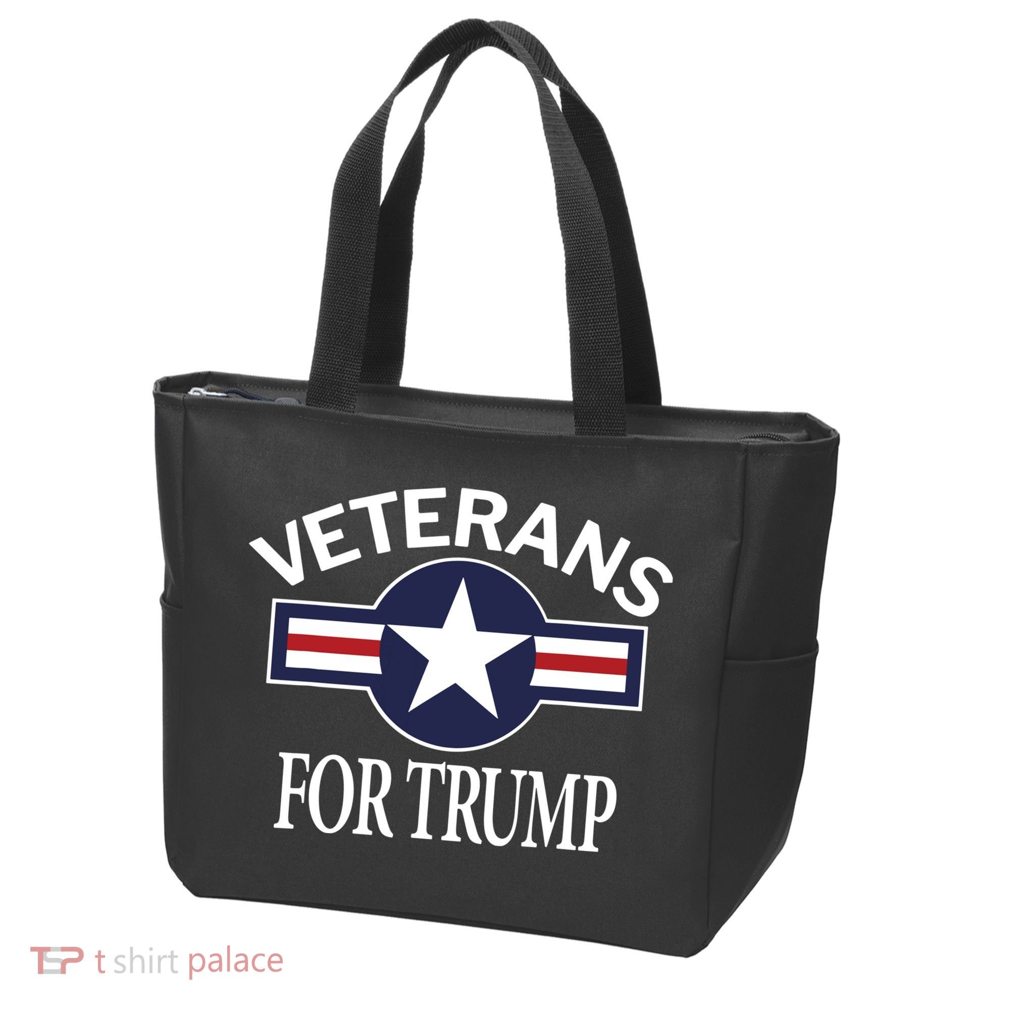 Veterans For Trump Tote Bag