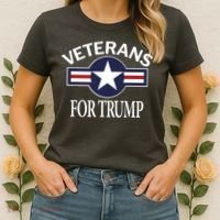 Veterans For Trump Women's T-Shirt thumb 2