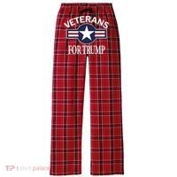 Veterans For Trump Women's Flannel Plaid Pajama Pants thumb 0