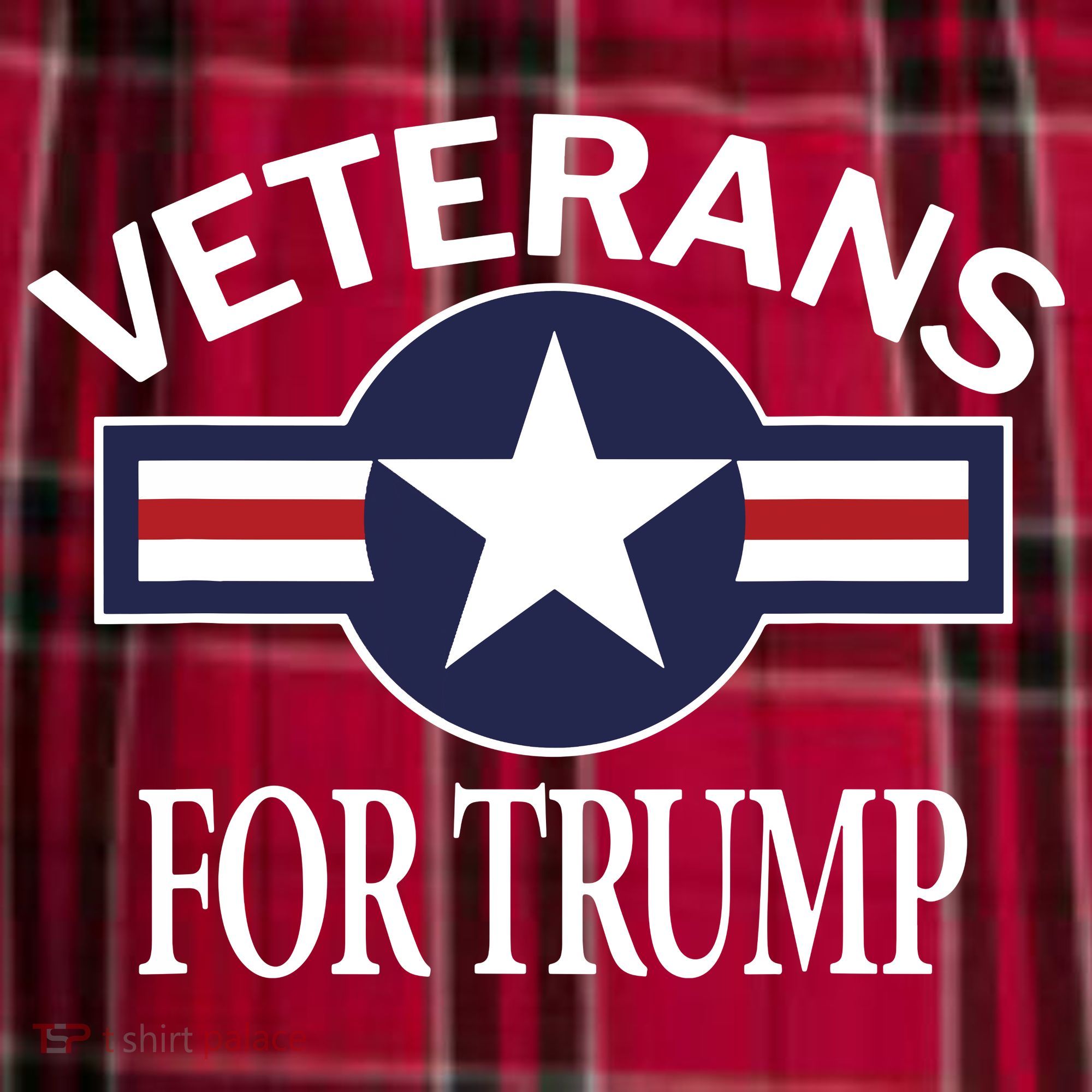 Veterans For Trump Women's Flannel Plaid Pajama Pants