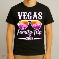 Vegas Family Trip 2026 Vacation T-Shirt thumb 3