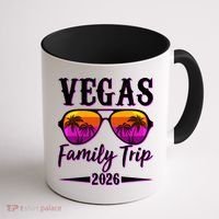 Vegas Family Trip 2026 Vacation Coffee Mug thumb 1
