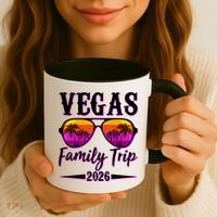 Vegas Family Trip 2026 Vacation Coffee Mug thumb 3