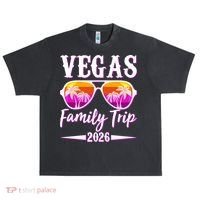 Vegas Family Trip 2026 Vacation Urban Oversized Heavyweight T-Shirt thumb 0