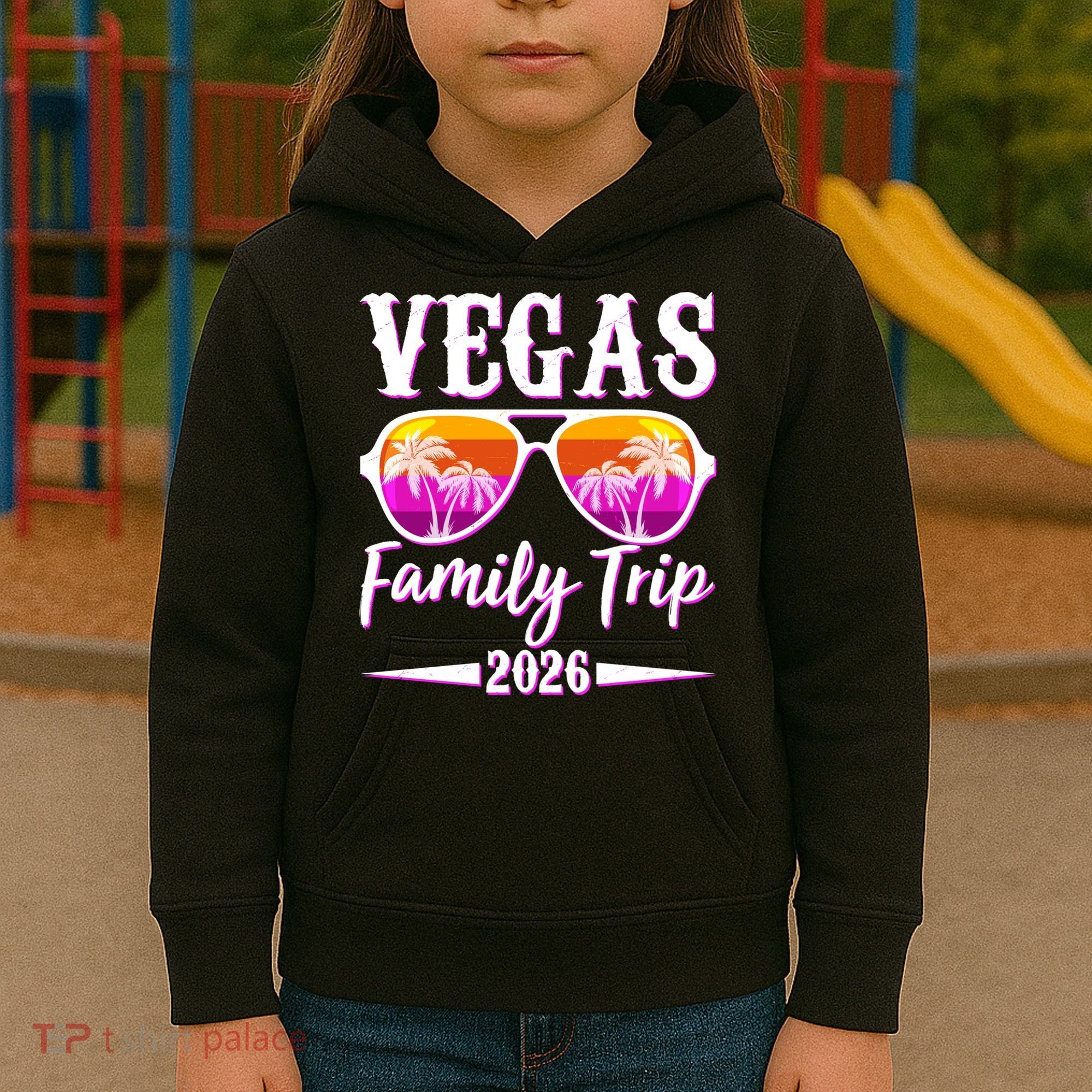 Vegas Family Trip 2026 Vacation Kids Hoodie