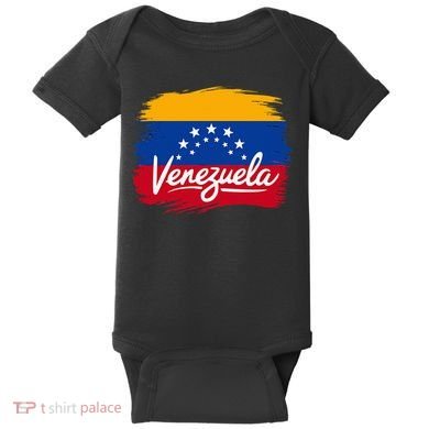 Venezuela Flag Venezuelan Baby Bodysuit