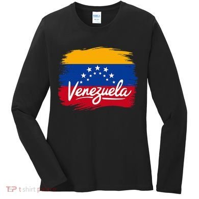 Venezuela Flag Venezuelan Women's Long Sleeve Shirt