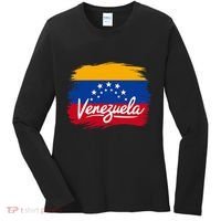 Venezuela Flag Venezuelan Women's Long Sleeve Shirt thumb 0