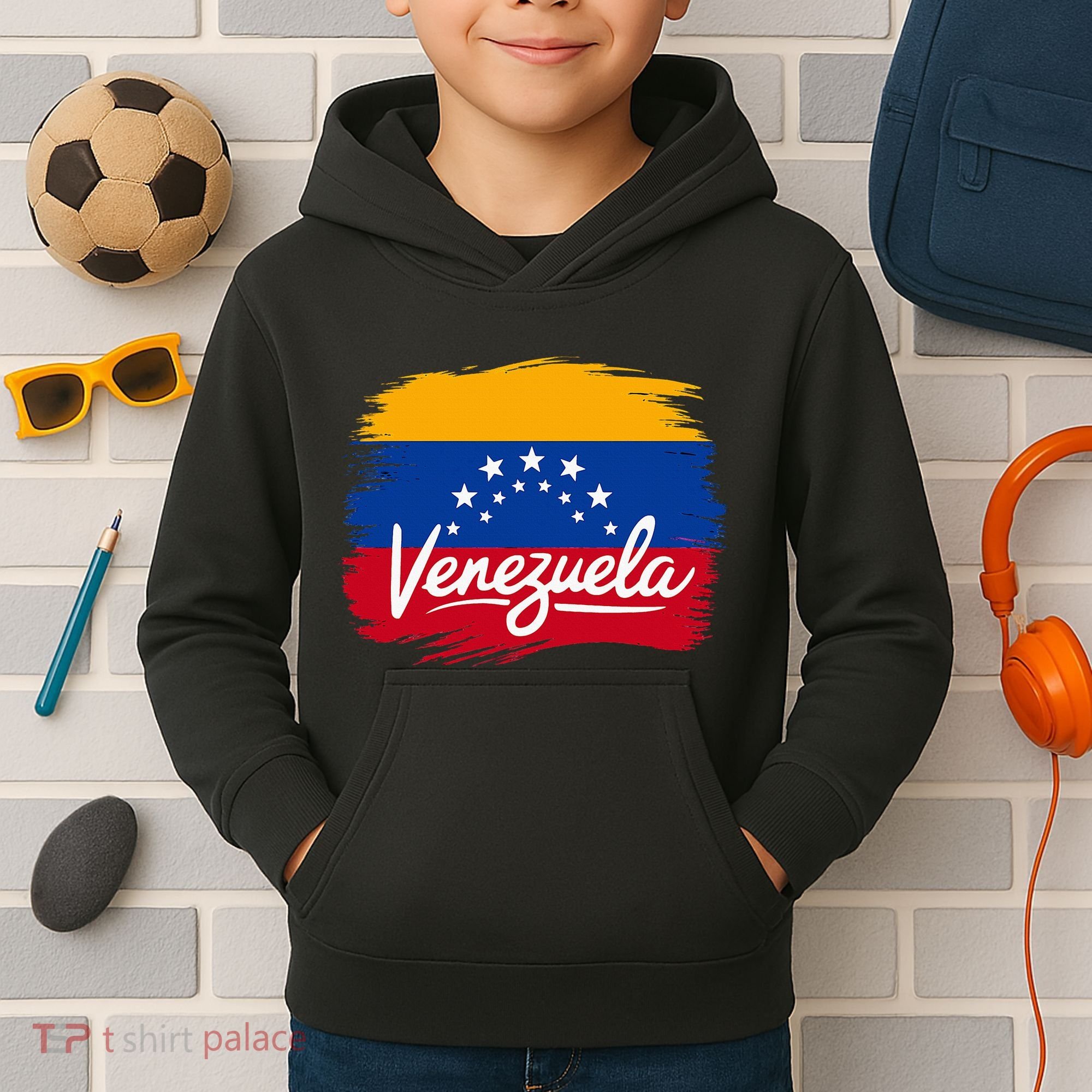 Venezuela Flag Venezuelan Kids Hoodie