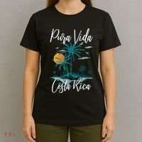 Vintage Family Vacation Costa Rica Pura Vida Beach T-Shirt thumb 4