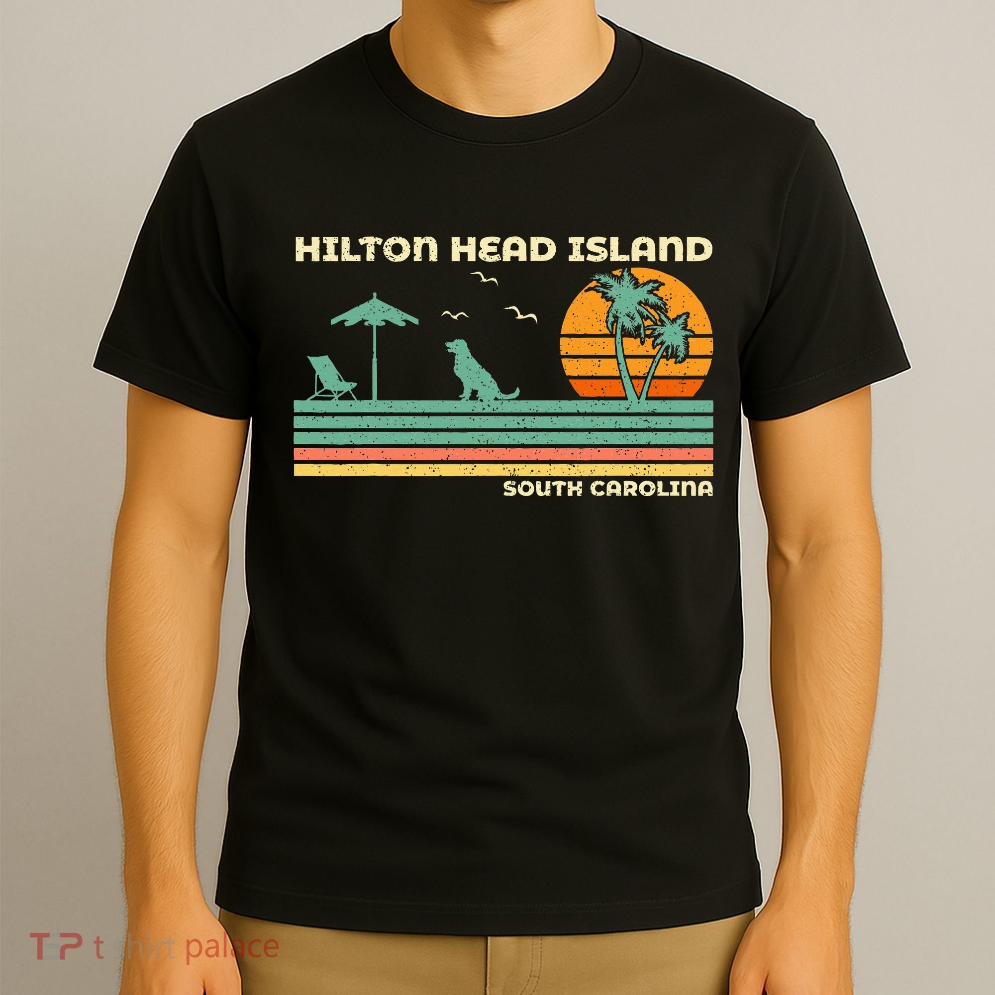Vintage Family Vacation South Carolina Hilton Head Island T-Shirt