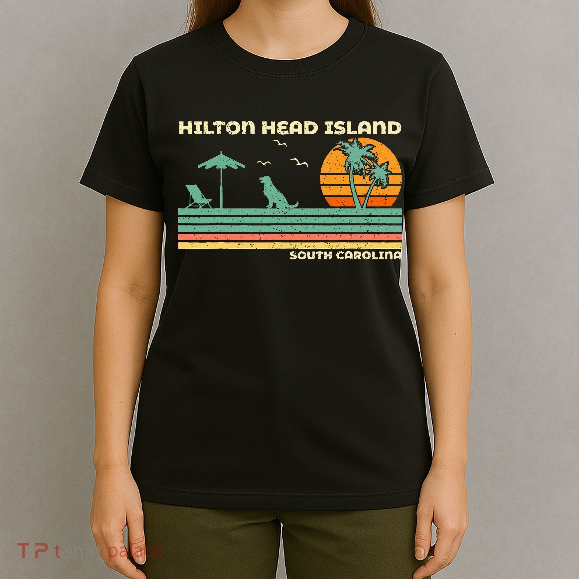 Vintage Family Vacation South Carolina Hilton Head Island T-Shirt
