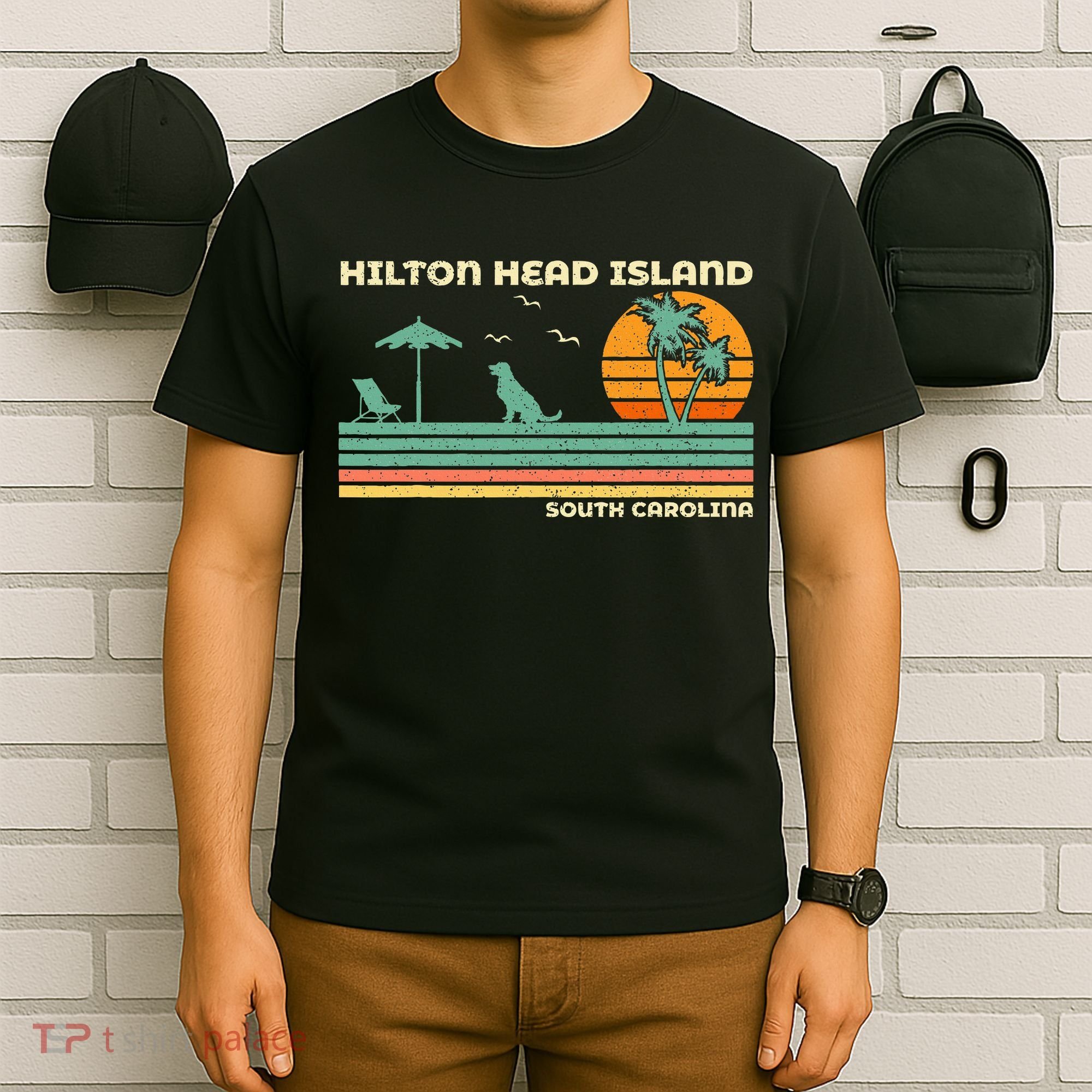 Vintage Family Vacation South Carolina Hilton Head Island T-Shirt