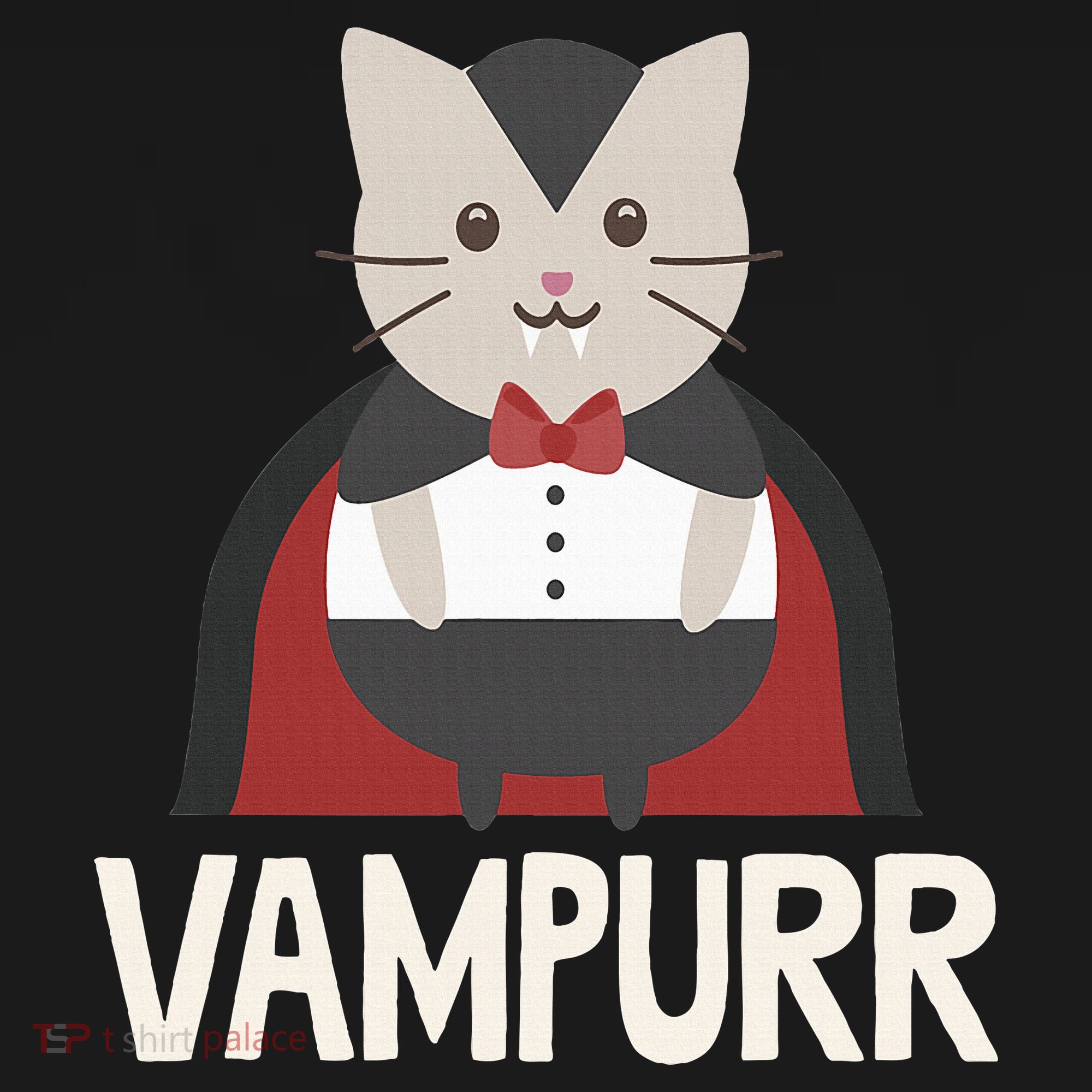 Vampurr Funny Vampire Cat Halloween Gift Apron