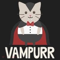 Vampurr Funny Vampire Cat Halloween Gift Tumbler thumb 3