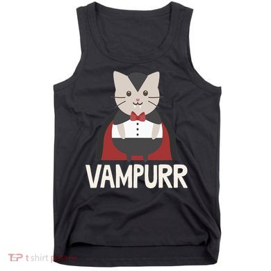 Vampurr Funny Vampire Cat Halloween Gift Tank Top
