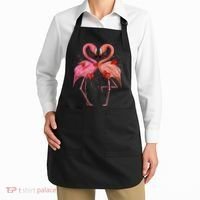 Valentine Flamingos Apron thumb 2