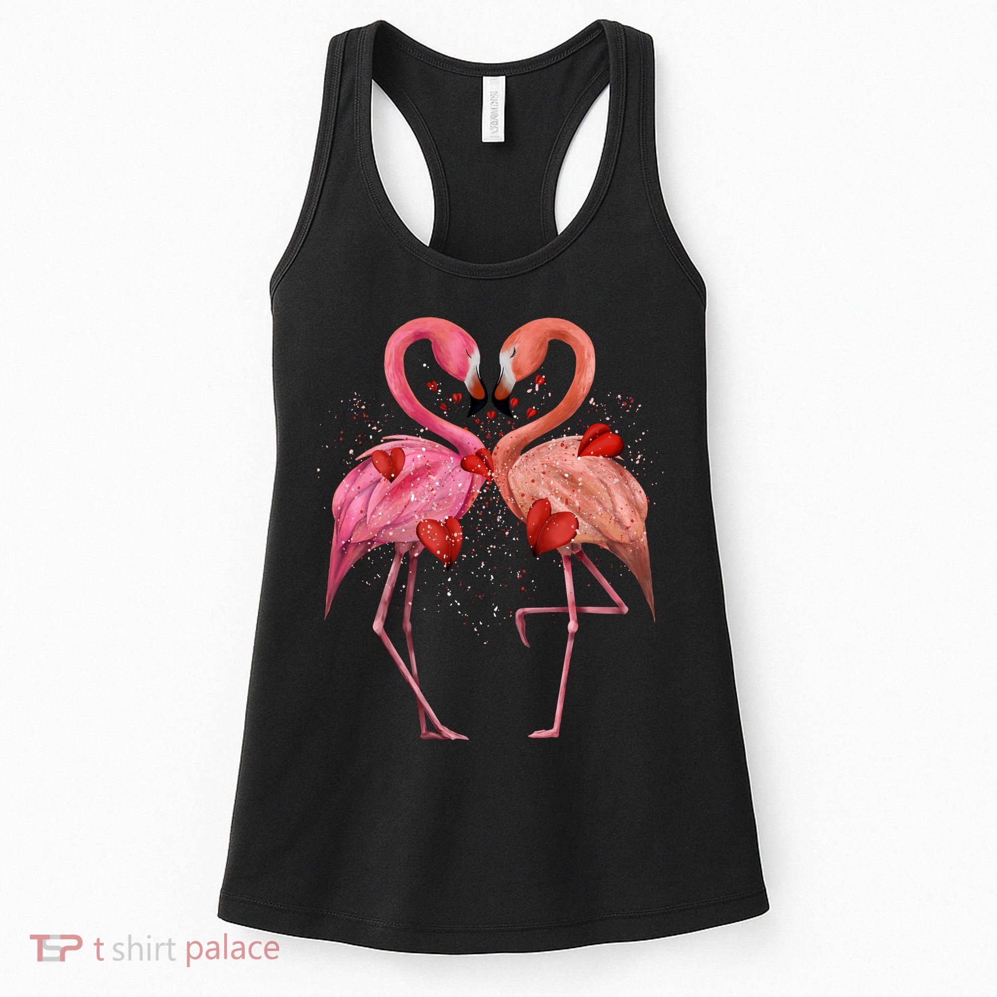 Valentine Flamingos Women's Tank Top