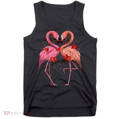 Valentine Flamingos Tank Top