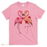 Valentine Flamingos T-Shirt thumb 0