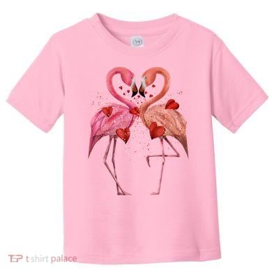 Valentine Flamingos Toddler T-Shirt