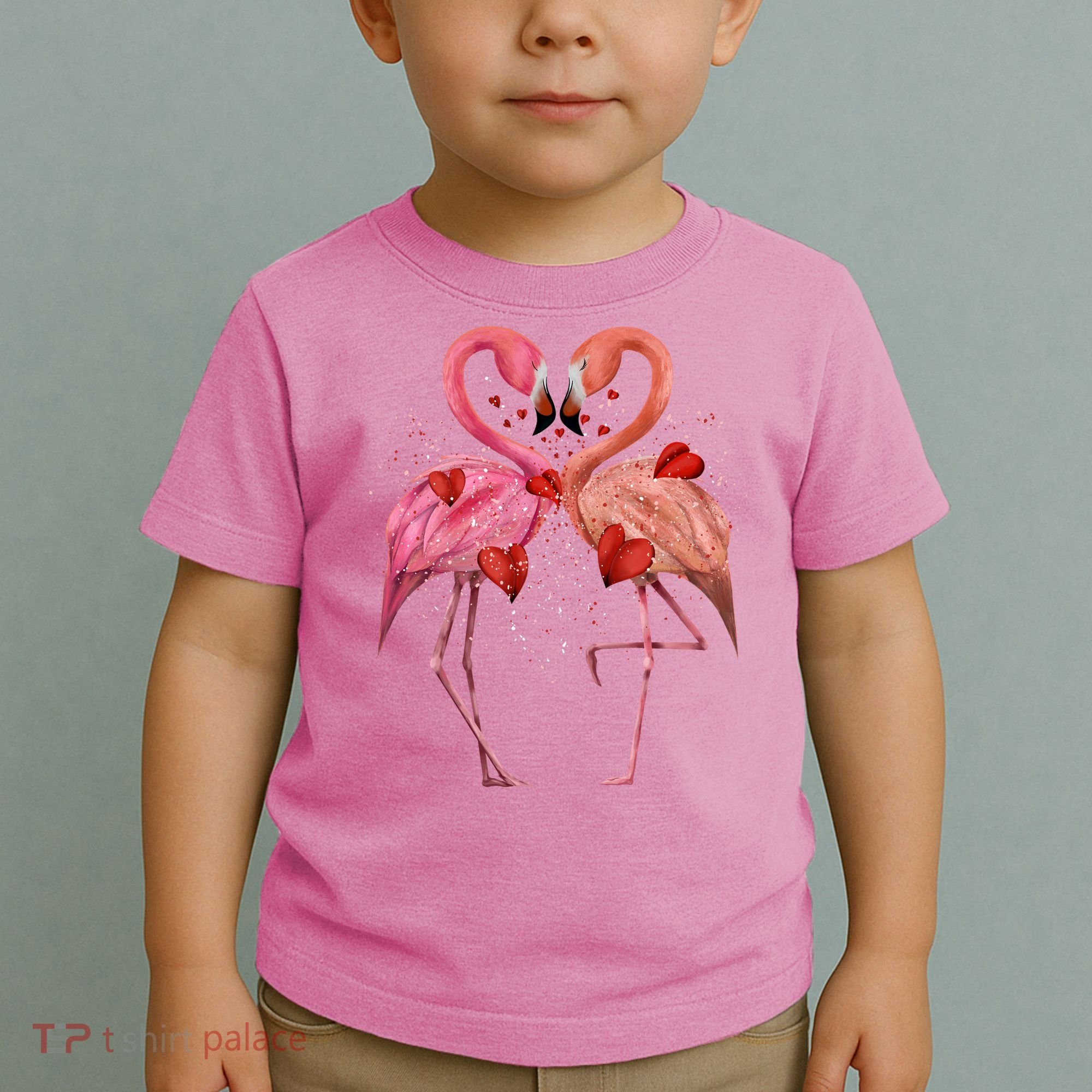 Valentine Flamingos Toddler T-Shirt