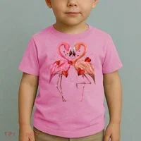 Valentine Flamingos Toddler T-Shirt thumb 2
