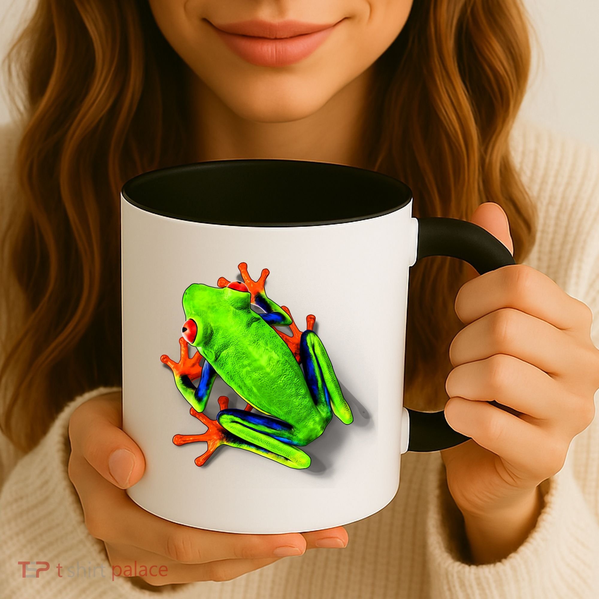 Vibrant Frog Coffee Mug