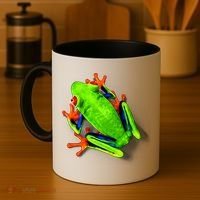 Vibrant Frog Coffee Mug thumb 4