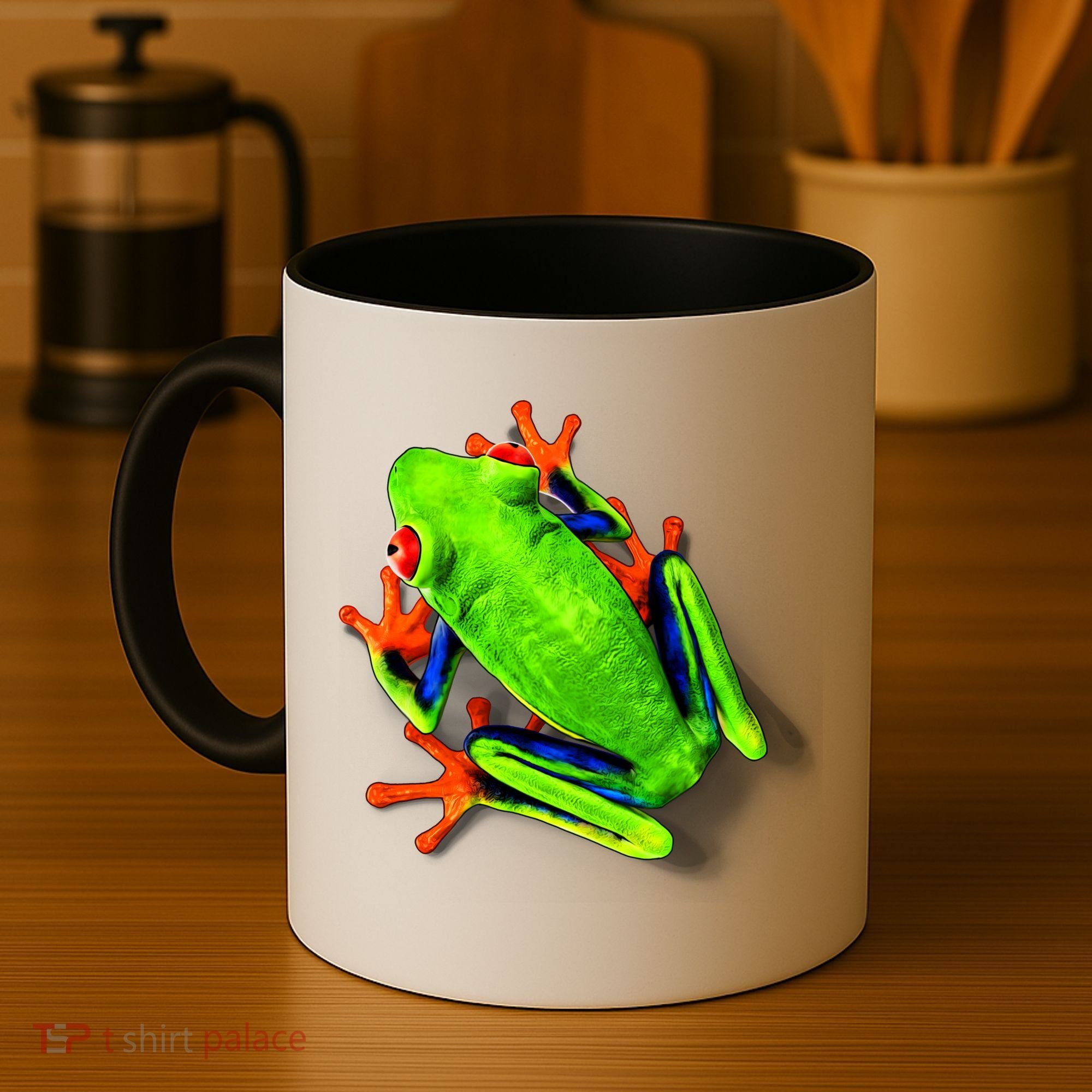 Vibrant Frog Coffee Mug