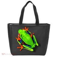 Vibrant Frog Tote Bag thumb 0