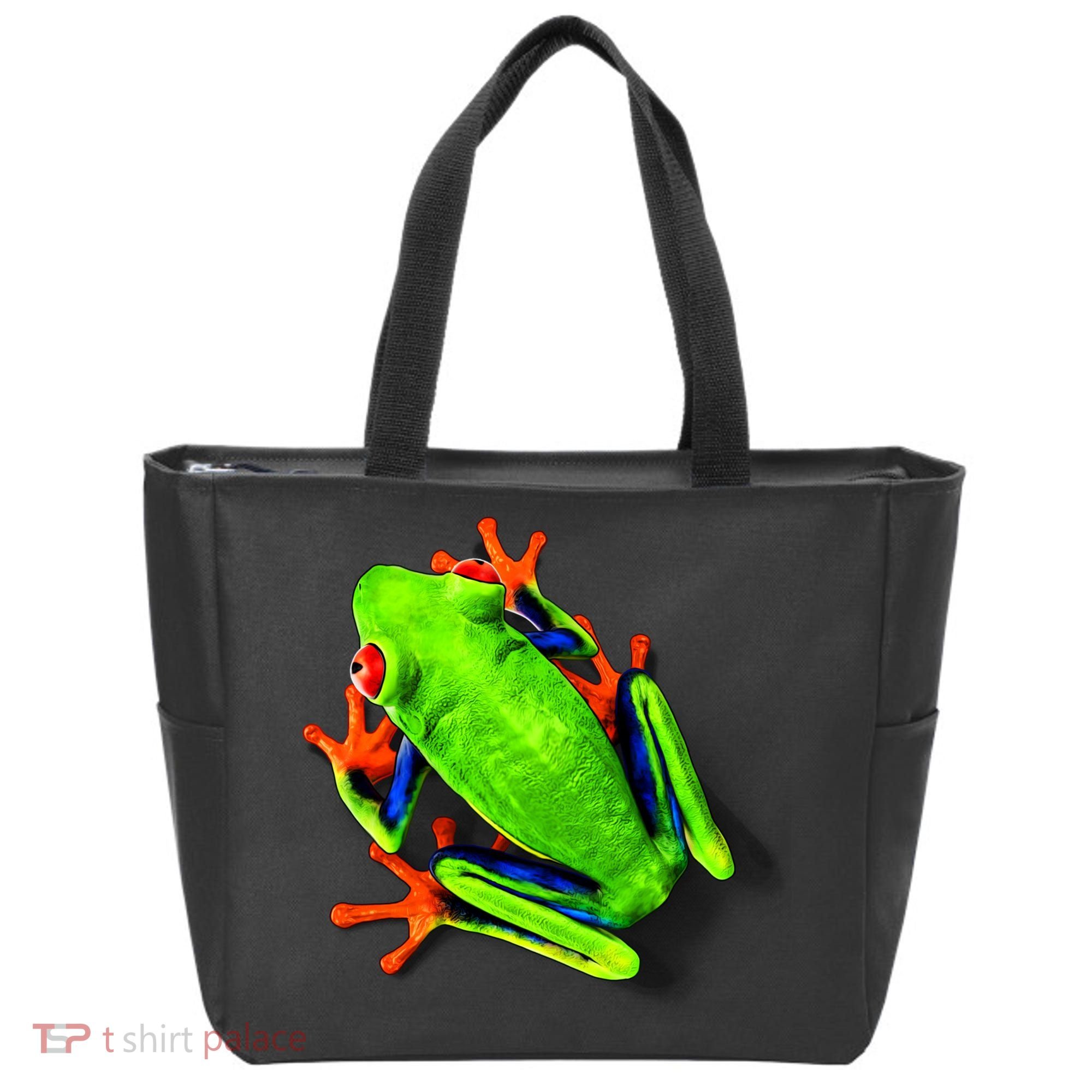 Vibrant Frog Tote Bag