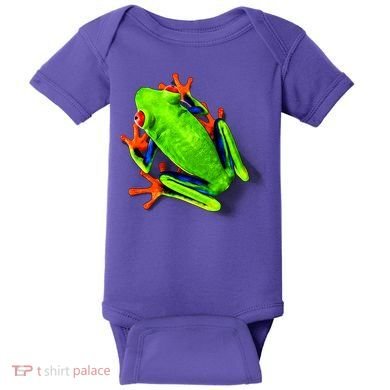 Vibrant Frog Baby Bodysuit