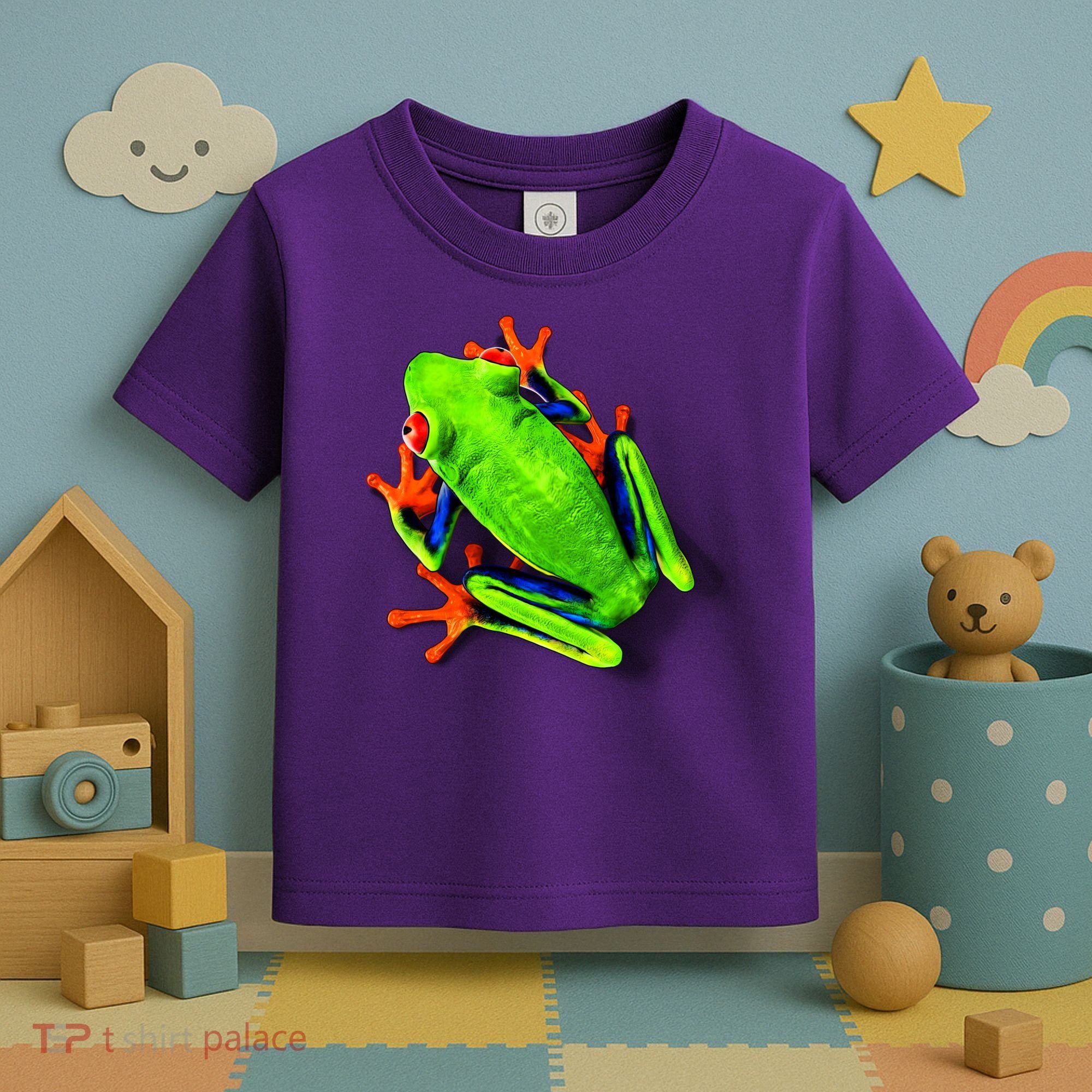Vibrant Frog Toddler T-Shirt